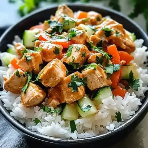 Coconut Chicken Rice Bowl