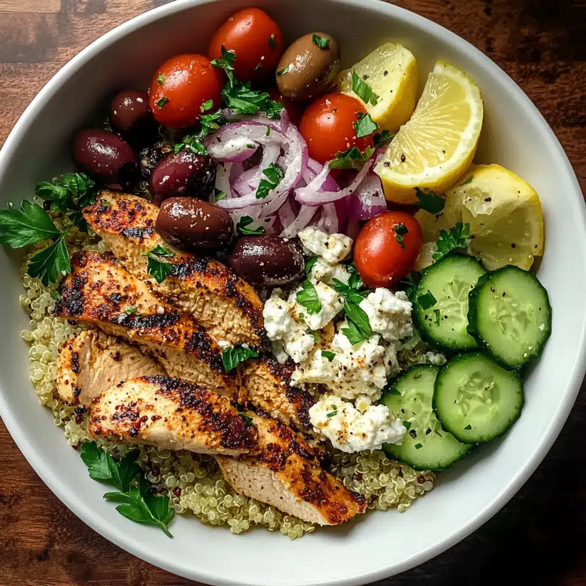 Mediterranean Chicken Bowl