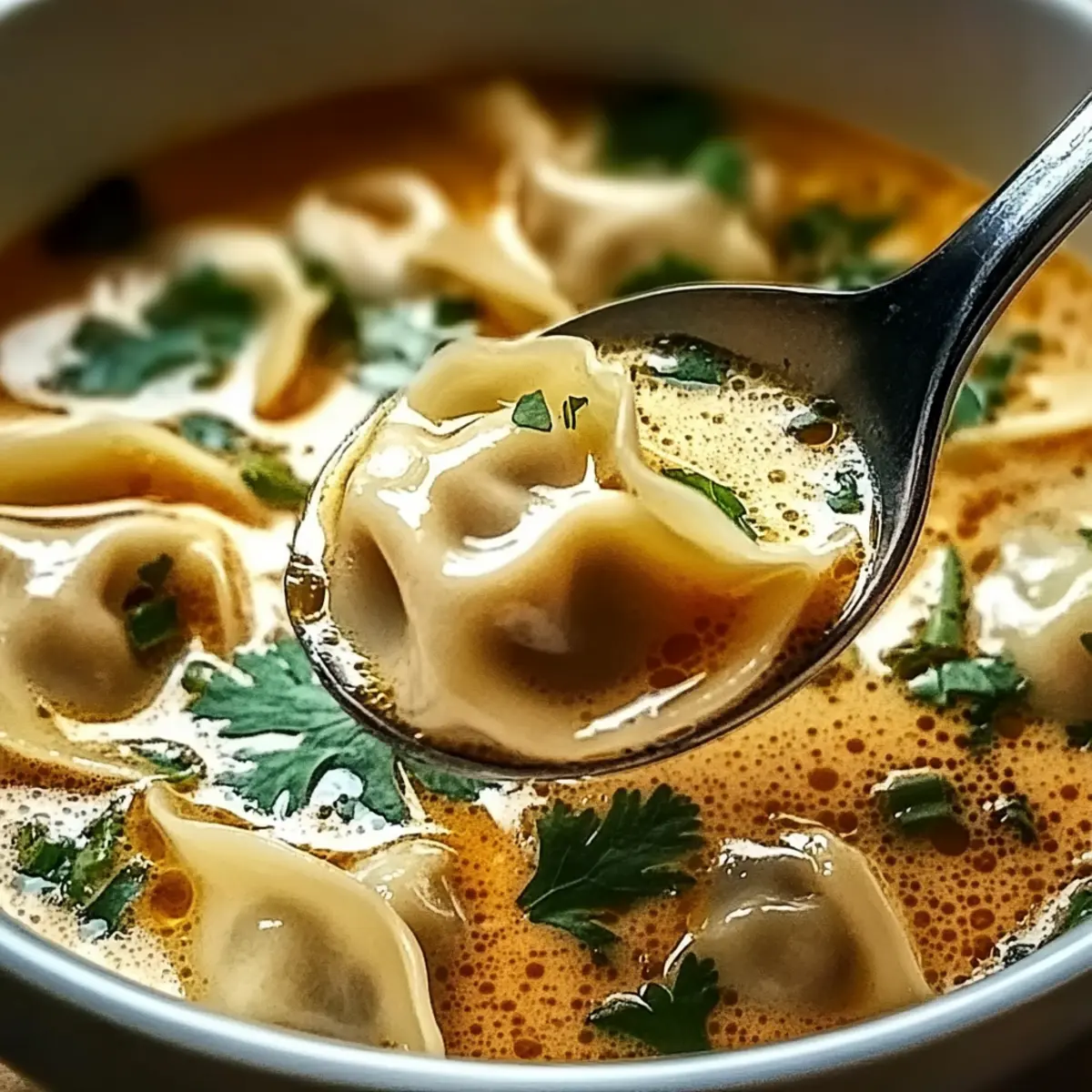 Comforting Thai Potsticker Soup