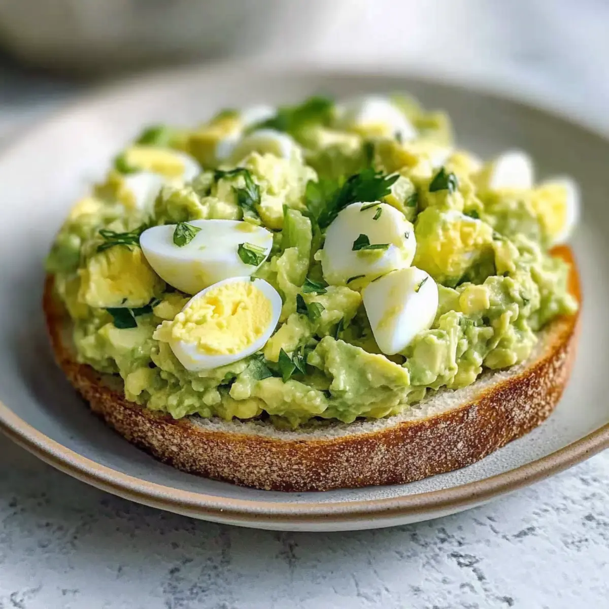 Zesty Avocado Egg Salad