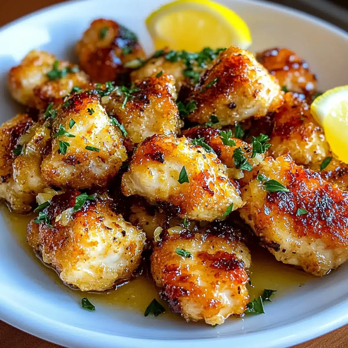 Air Fryer Lemon Chicken Bites