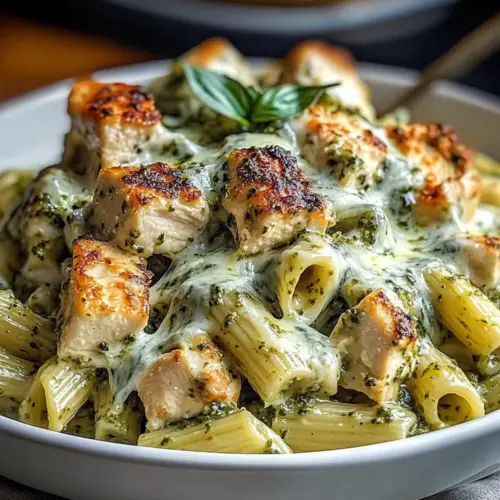Creamy Pesto Chicken Pasta