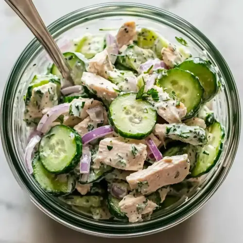 High Protein Cucumber Salad