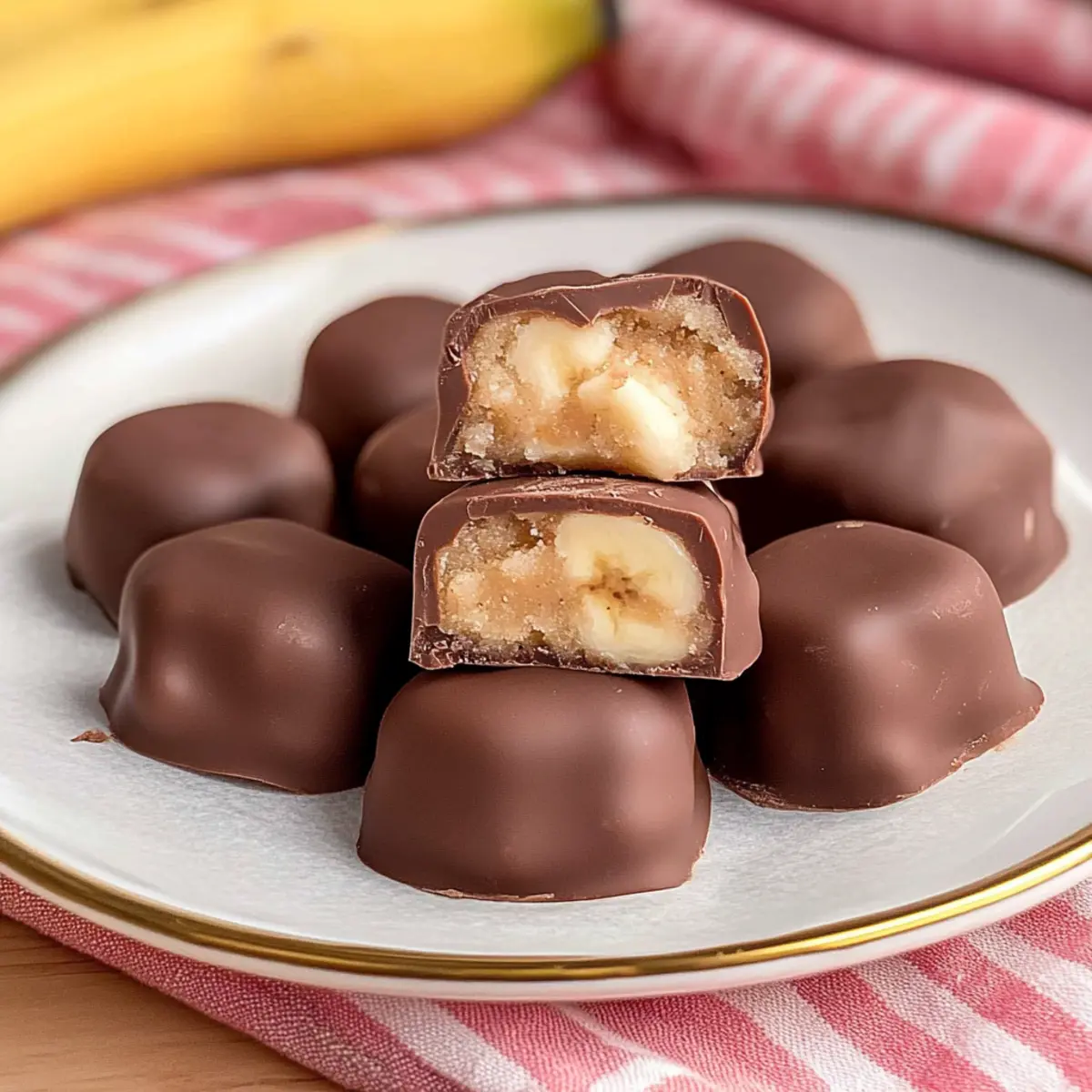 Chocolate Banana Peanut Butter Bites
