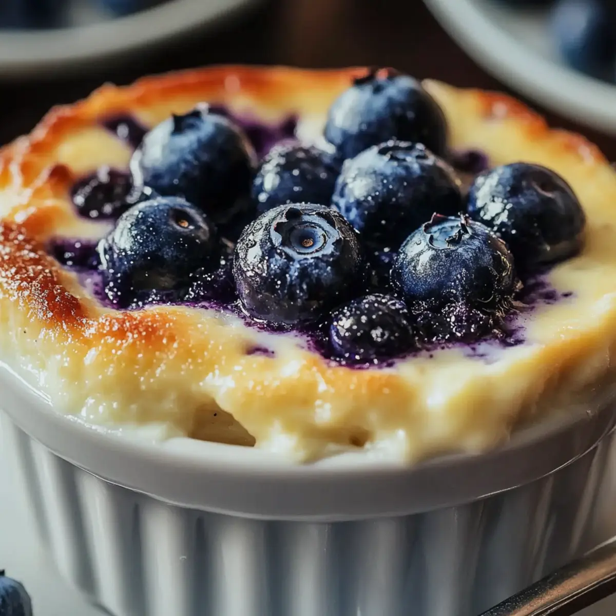 Baked Blueberry Cottage Cheese