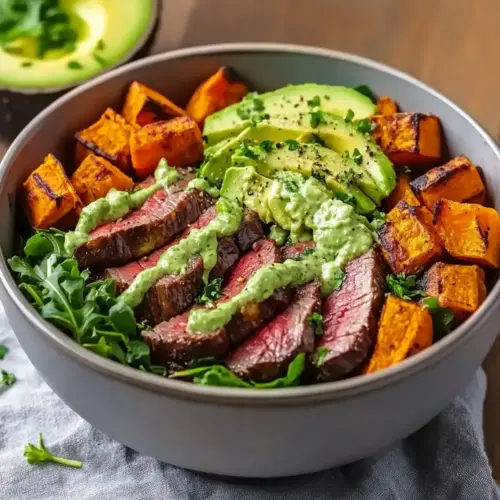 Steak and Sweet Potato Bowls