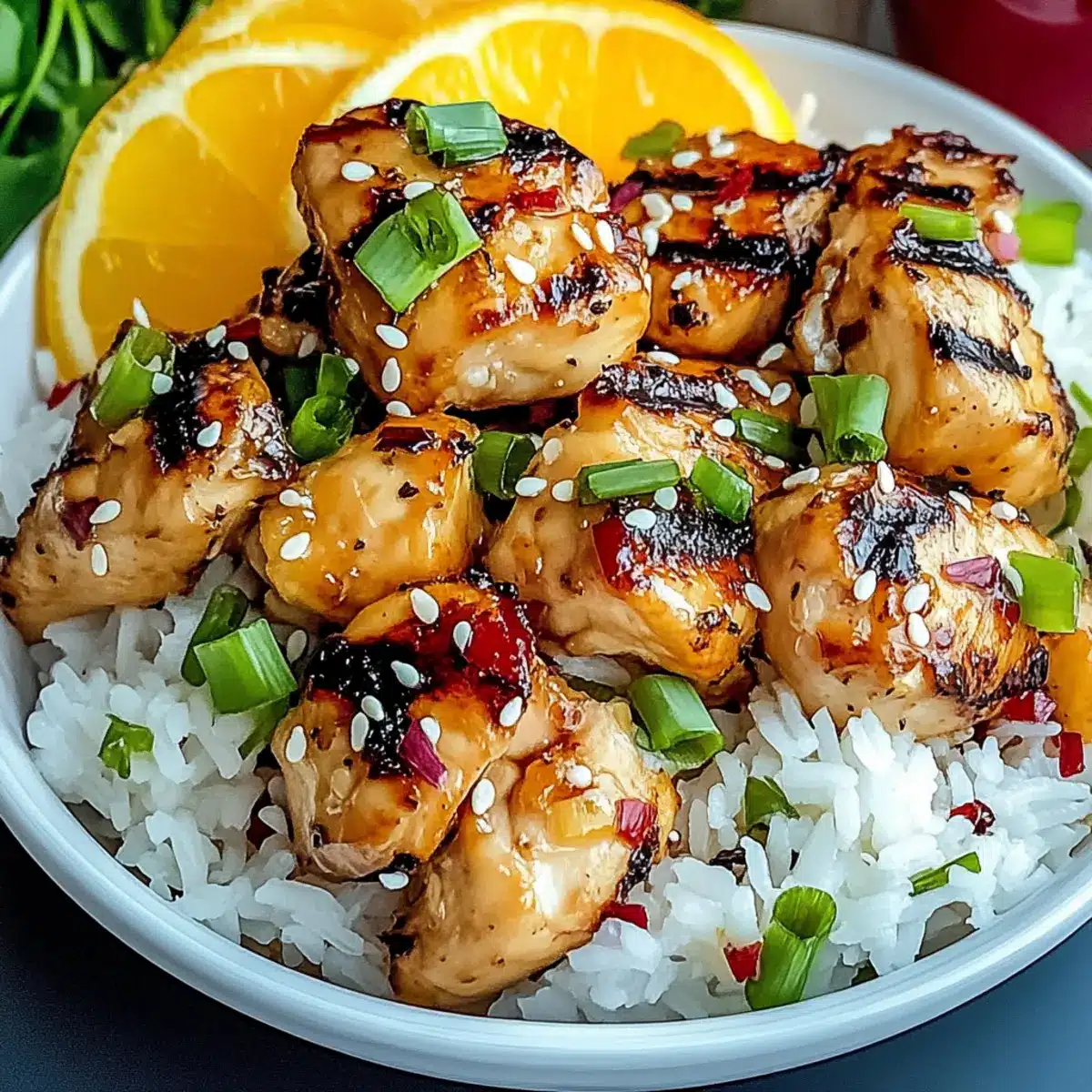 Hawaiian Chicken with Coconut Rice