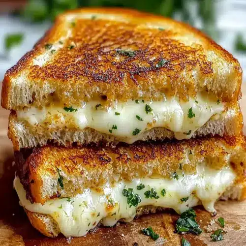 Garlic Bread Grilled Cheese