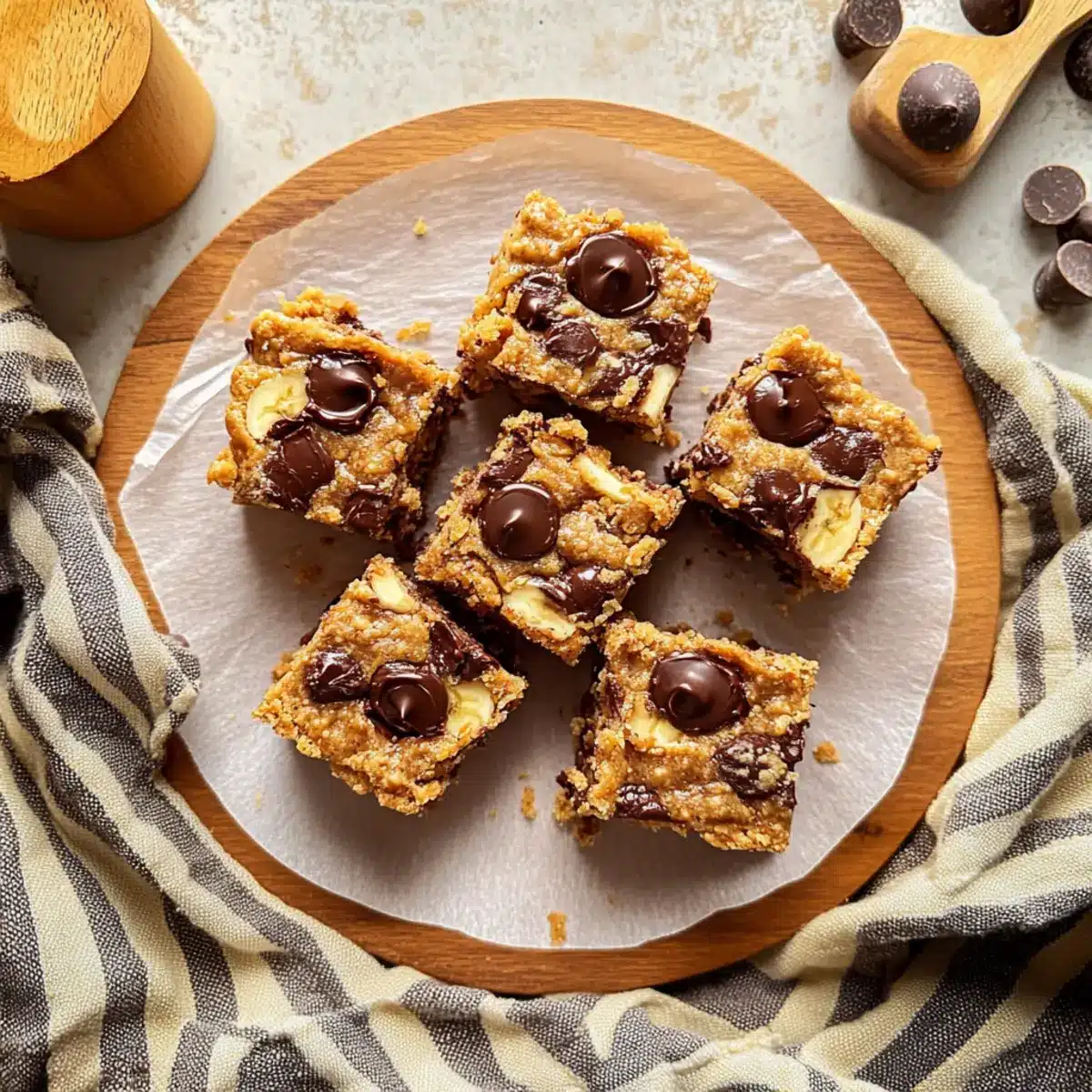 Peanut Butter Banana Bars