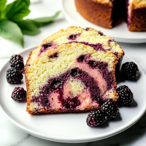 Blackberry Pound Cake Recipe
